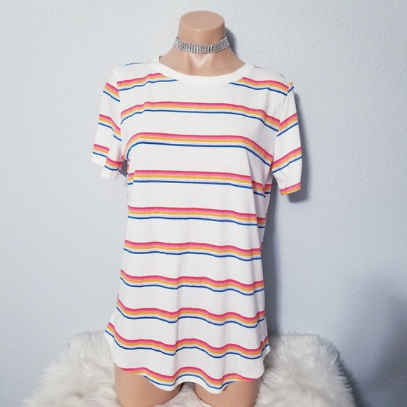 PINK Victoria's Secret Tops - New PINK Victoria's Secret stripe t shirt blouse